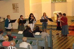 Flötenkreis KW in Aktion