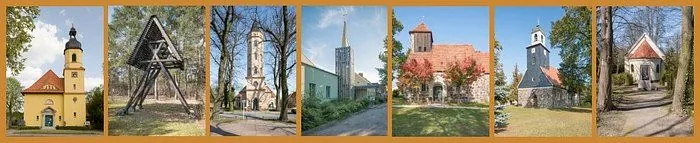 Die sieben Kirchen der Region KW von außen